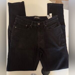 DUER men’s black performance denim pants, 31x32